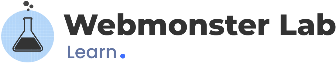 Logo Webmonster Lab - Learn คอร์สเรียนออนไลน์ สอนออกแบบและสร้างเว็บไซต์ธุรกิจ WordPress, Elementor, Web Design โดย อ.ยุ้ย กัญญ์ชิตา วริทธิ์ทินานนท์